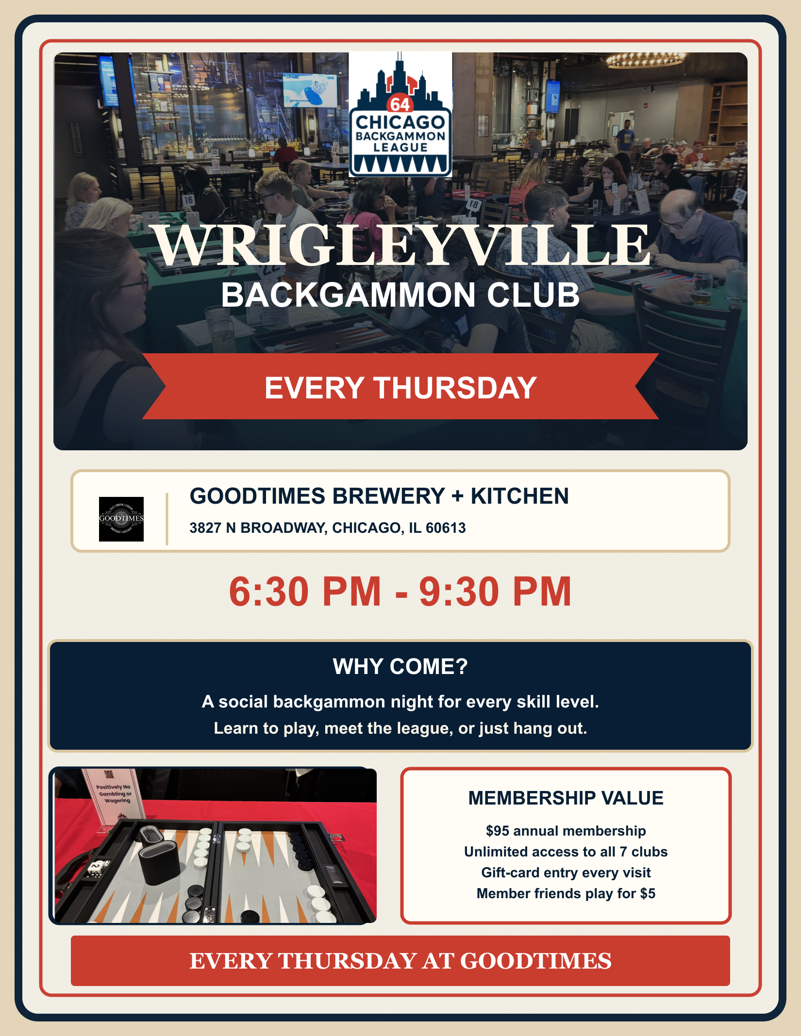 Final Wrigleyville Backgammon Club online flyer